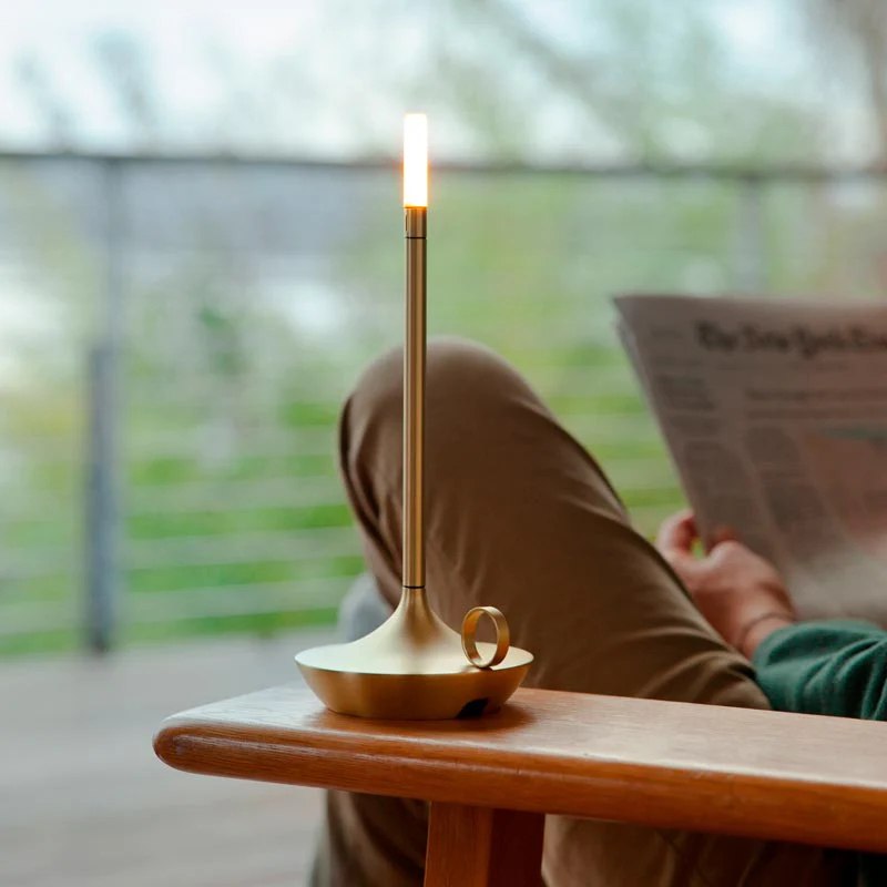 Nordic Candlestick Light | Long Battery Life | Easily Adjustable | Lightweight and Portable