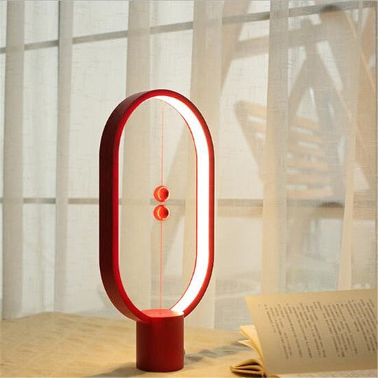 Magnetic LED Desk Lamp with Adjustable Brightness – Rechargeable Table Lamp for Home and Office