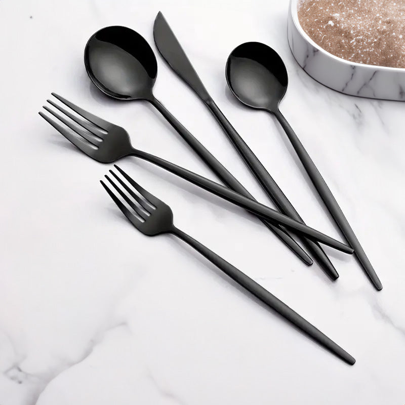 Variant image for Elegant 20-Piece Cutlery Set with Knives, Forks, and Spoons – Stylish Silverware Set for Dining Occasions-3