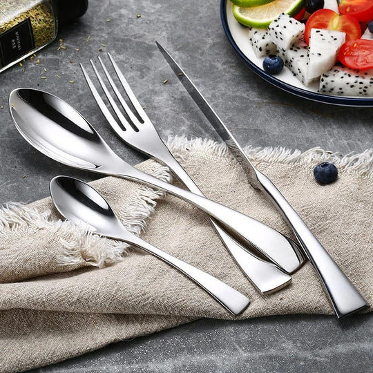 Variant image for Vintage Cutlery Set - 16 or 32 Piece Silverware Set for Elegant Dining, Classic Design, Durable and Dishwasher Safe-4