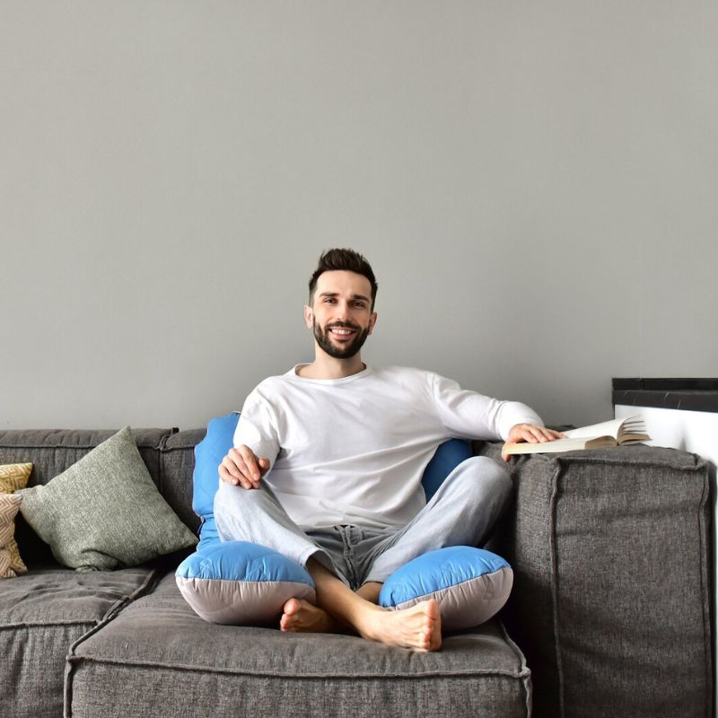 U-Shaped Full Body Pillow – Ultimate Support for Better Sleep & Pain Relief