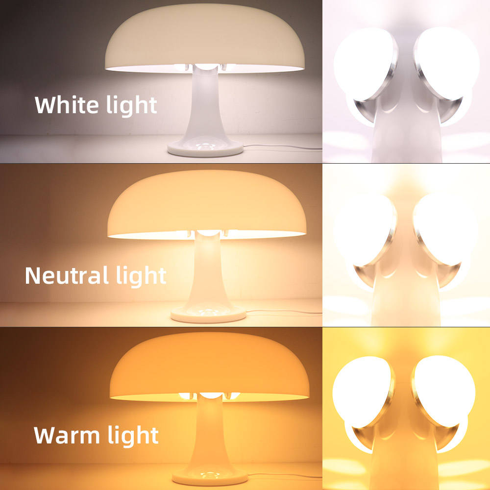Mushroom | Minimalist Table Lamp | LED Bulb | Easily Dimmable