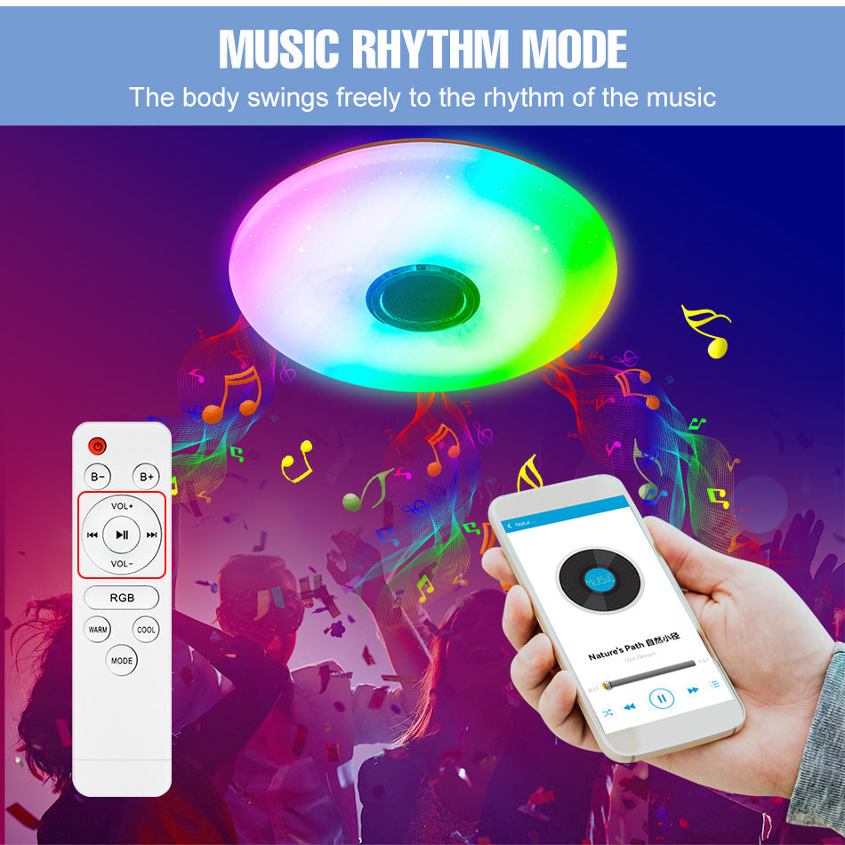 Smart RGB LED Ceiling Lights with Remote Control – Adjustable Lighting for Home Ambiance, Energy Efficient, 26cm/33cm