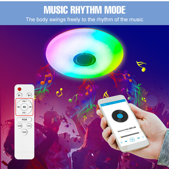 Smart RGB LED Ceiling Lights with Remote Control – Adjustable Lighting for Home Ambiance, Energy Efficient, 26cm/33cm